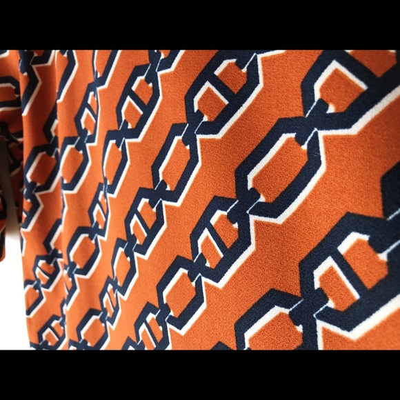 Chainlink print short sleeve stretchy top - Picture 7 of 10